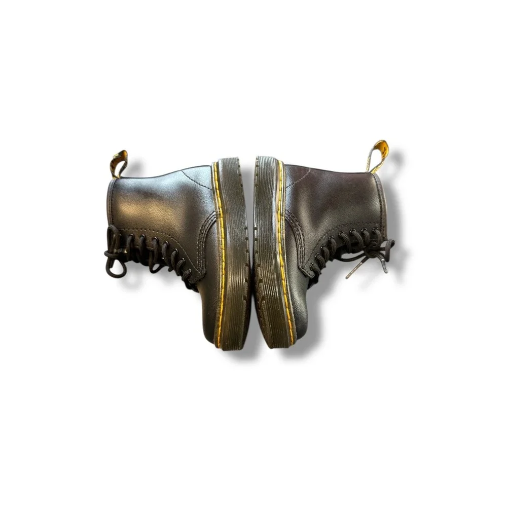 Dr. Martens Zavala Combat Boots Toddler Size 7 Black Lace-Up Ankle Boot Kids‎